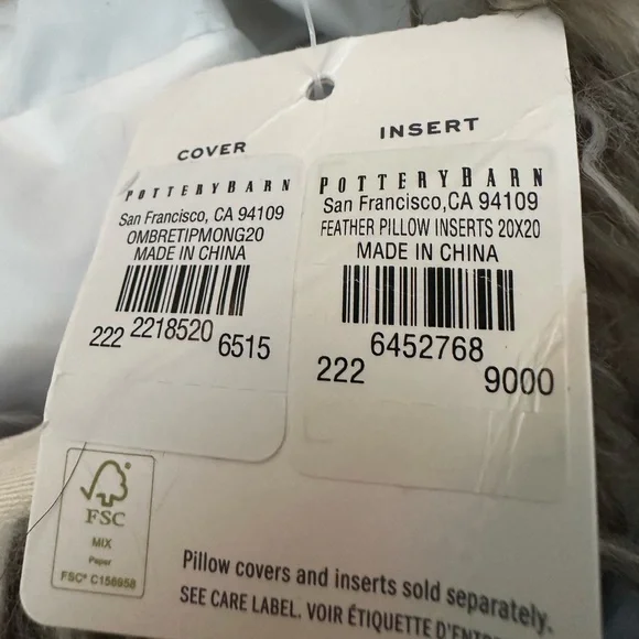 Pottery Barn faux fur pillow & insert - Picture 14 of 16